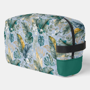 Tropical Monstera Palms Dopp Kit