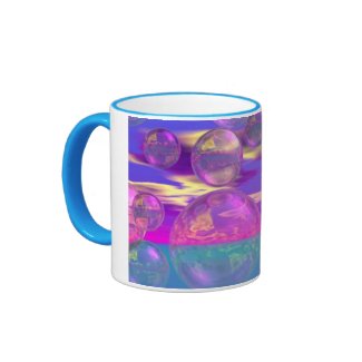 Tropical Morning – Magenta and Turquoise Paradise Mug