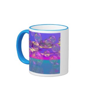 Tropical Morning â€“ Magenta and Turquoise Paradise mug