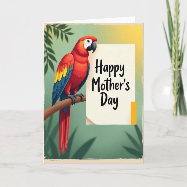 Tropical Mothers Day Art Card (Front)