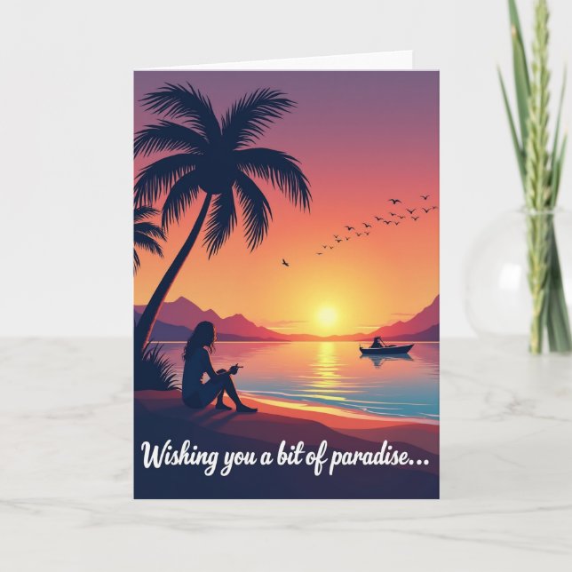 Tropical Mothers Day Card (Front)