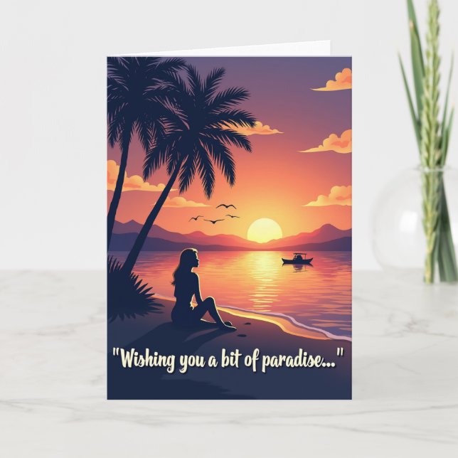 Tropical Mothers Day Vista Card (Front)