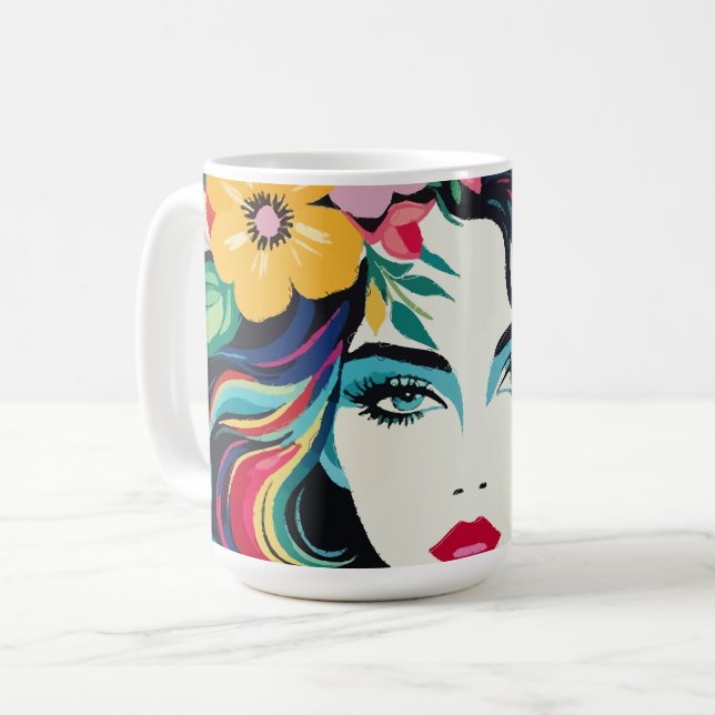 Tropical Muse Coffee Mug (Front Left)