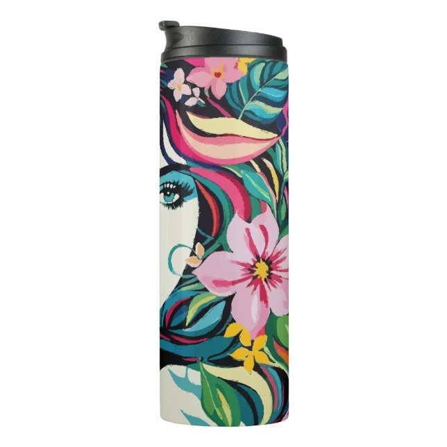 Tropical Muse Thermal Tumbler (Rotated Right)