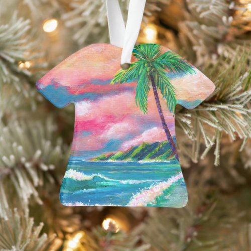 Tropical Na Pali Coast Ornament