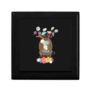 Tropical Nature's Bounty" Coconut Lemonade Art Jewelry Box
