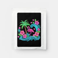 Tropical Neon Flamingo