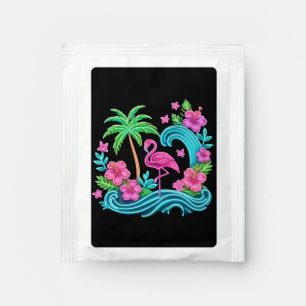 Tropical Neon Flamingo Tea Bag Drink Mix