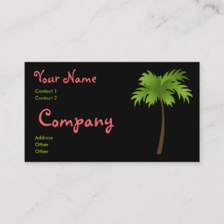Tropical Night Business Card