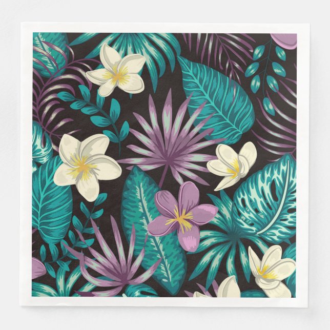 Tropical Nights Paper Dinner Napkins (Front)