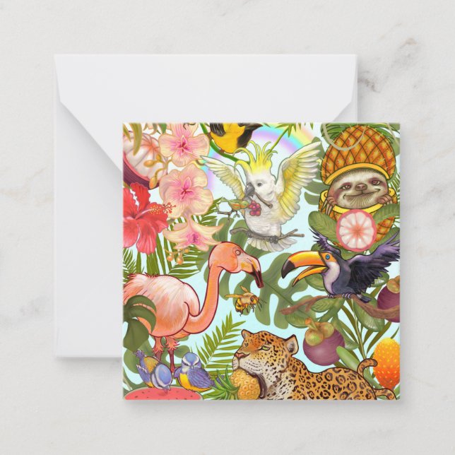 Tropical Note Card (Front)