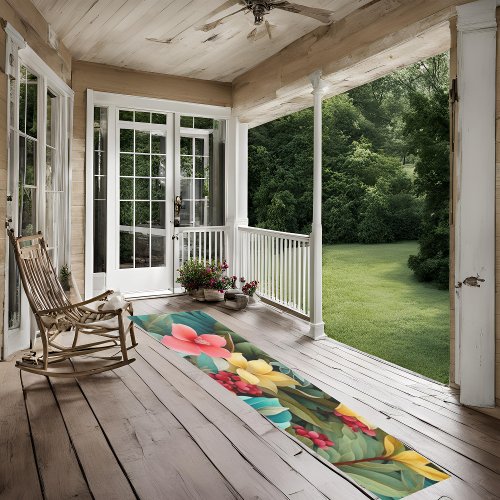 Tropical Oasis Outdoor Area Rug