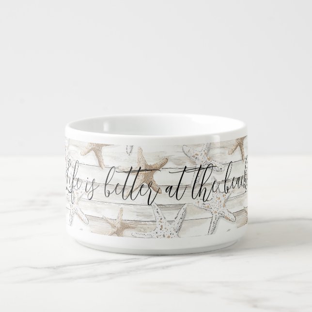 Tropical Ocean Beach Starfish Wedding Bowl (Center)