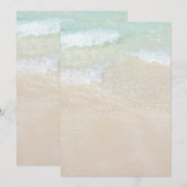 Tropical Ocean Beaches Blank Printable Paper | Zazzle