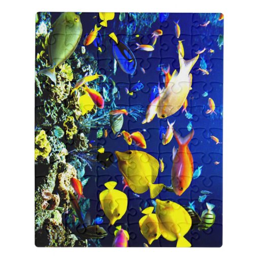 Tropical Ocean Life Jigsaw Puzzle | Zazzle