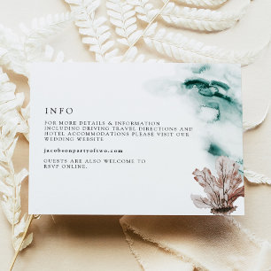 Tropical Ocean Marine Beach Details Card