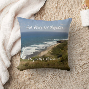 Tropical Ocean Sea Beach Nature Throw Pillow