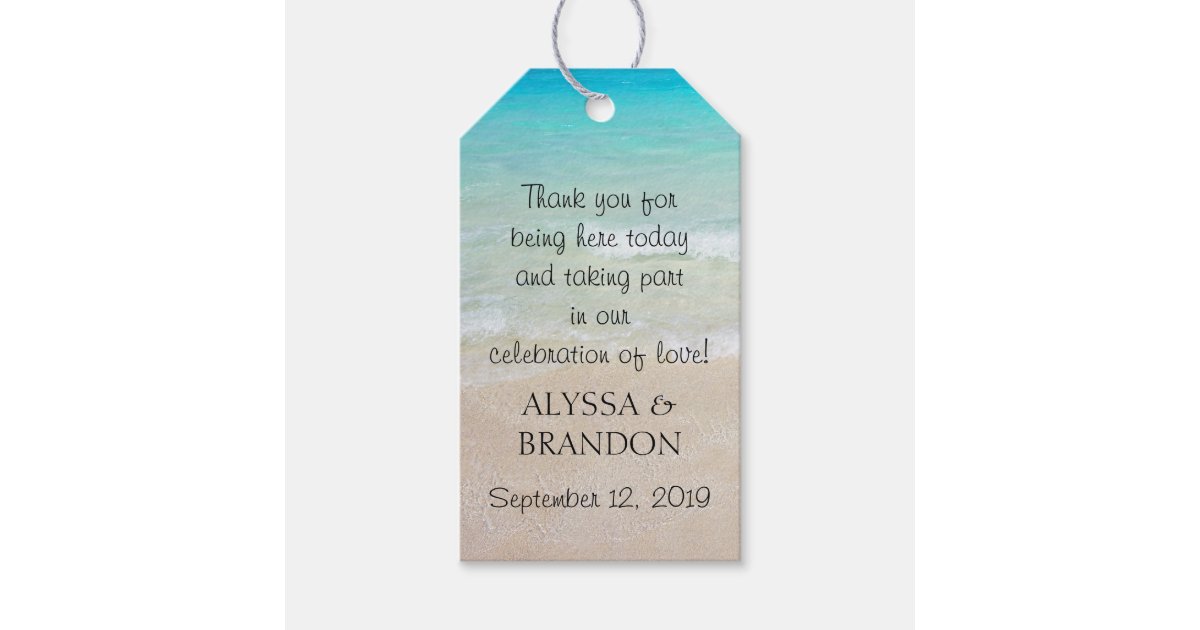 Wedding Favors Thank You Tags tropical wedding thank you favor tags zazzle Wedding Favors Thank You Tags tropical wedding thank you favor tags zazzle