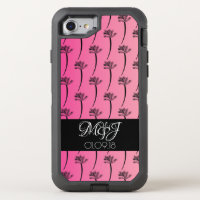 Tropical Ombre Palm Trees Pink