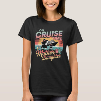 Tropical On Cruise Time Mother Daughter with Palm  T-Shirt