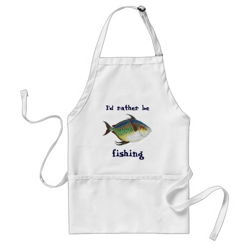 Tropical Opah Fish Vintage Marine Aquatic Animal Adult Apron