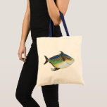 Tropical Opah Fish, Vintage Marine Aquatic Animal Tote Bag