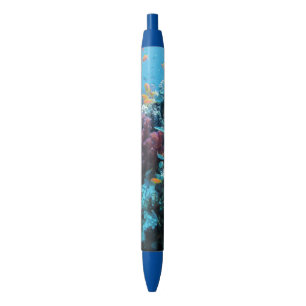 Tropical Orange Fish and Pink Coral Pen