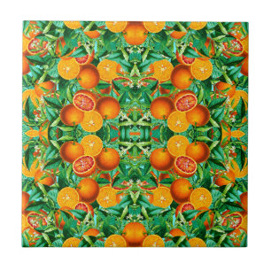 TROPICAL ORANGES TILE