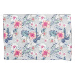 Tropical Orchid Floral Pattern Pillow Case