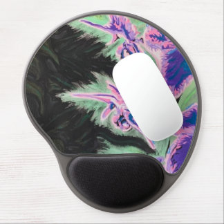 'Tropical Orchid' Painting on a  Gel Mouse Pad