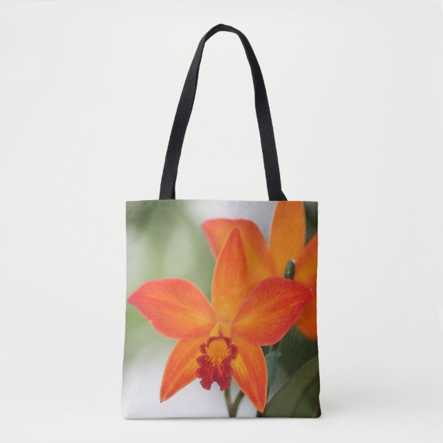 Tropical Orchid Tote Bag (Front)