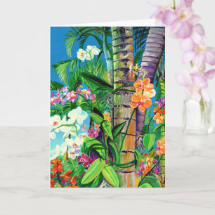 Tropical Orchids of Hawaii Card