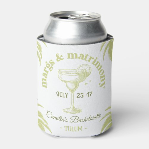 Tropical Palm Bachelorette Party Can Cooler