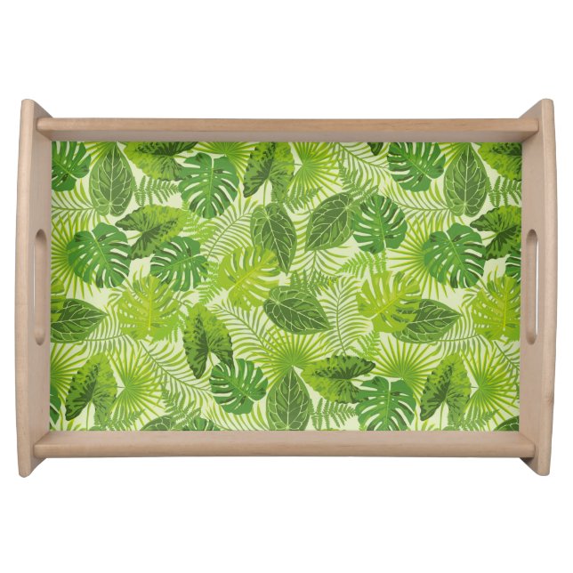 Tropical Palm Beach Serving Tray (Front)