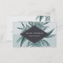 Tropical Palm Frond Business Card