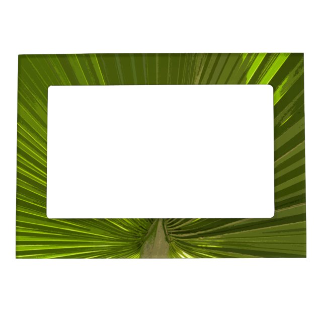 Tropical Palm Frond Magnetic Frame (Front)