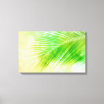 Tropical palm leaf Canvas Print<br><div class="desc">Tropical palm leaf Canvas Print</div>