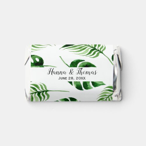 Tropical Palm Leaf Destination Wedding  Hersheys  Hersheys Miniatures