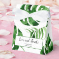 Tropical Palm Leaf Destination Wedding Thank You Favor Boxes | Zazzle
