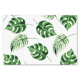 Tropical Palm Leaf Destination Wedding Tissue Paper
