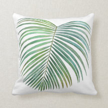 Tropical Palm Leaf Print, Watercolor