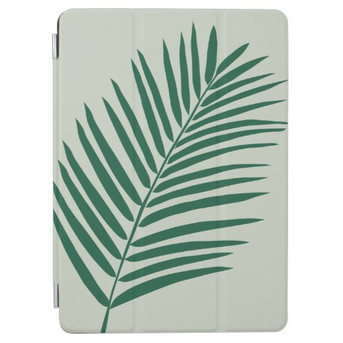 Tropical Palm Leaf Sage Green And Olive Green iPad Air Cover