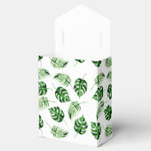 Tropical Palm Leaf Thank You Bridal Shower Favor B Favor Boxes (Opened)