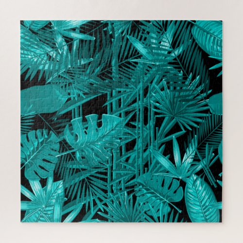 Tropical Palm Leaves  Bamboo Jigsaw Puzzle