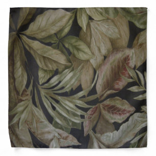 TROPICAL PALM LEAVES BANDANA