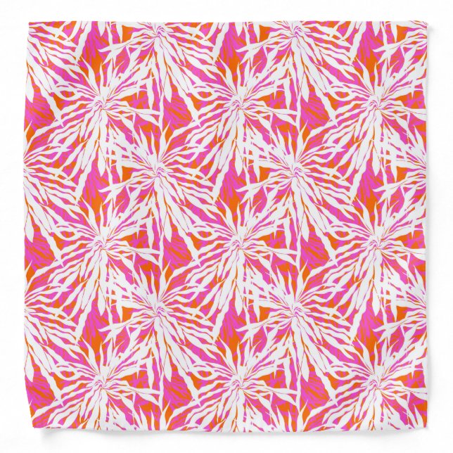 Tropical Palm Leaves Bandana (Front)