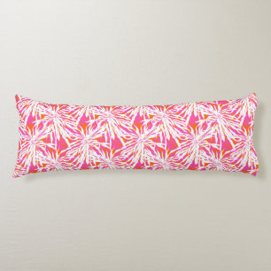 Tropical Palm Leaves Body Pillow