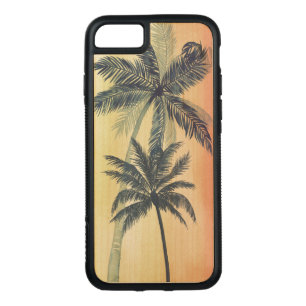 Tropical Palm Leaves Carved iPhone 8/7 Case