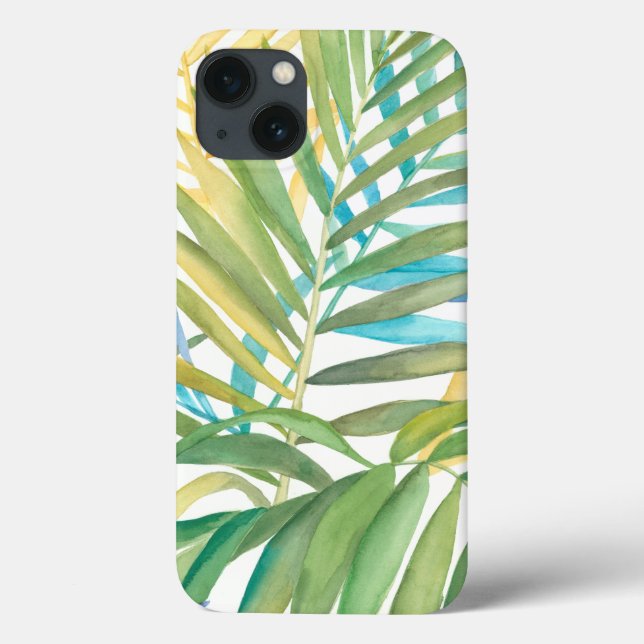 Tropical Palm Leaves Case-Mate iPhone Case (Back)