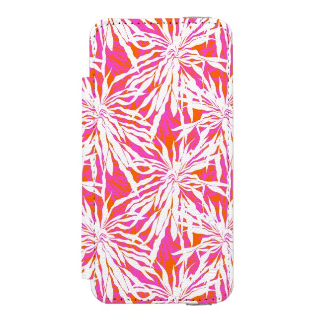 Tropical Palm Leaves Incipio iPhone Wallet Case (Folio Front)